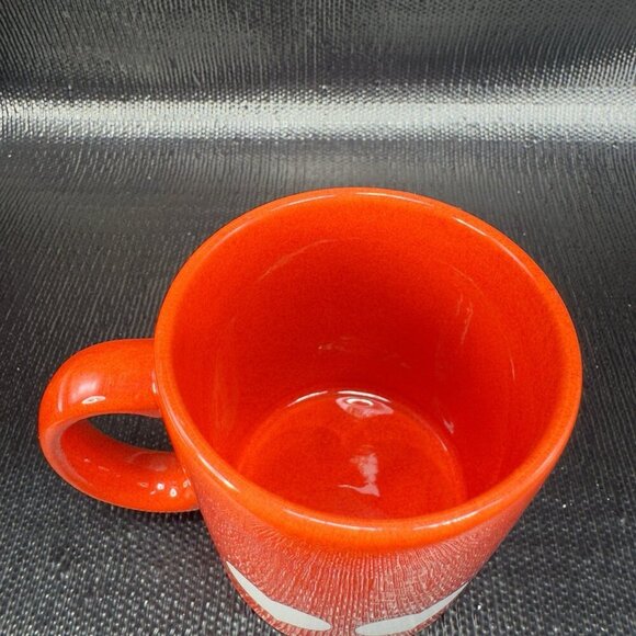 Vintage Waechterbach Heart Coffee Mug Cup West Germany Red With White Hearts - Picture 6 of 11